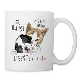 Home is where my loved ones are - Mug - white - Right