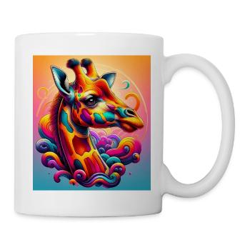 girafe - Mug blanc - blanc - Droite