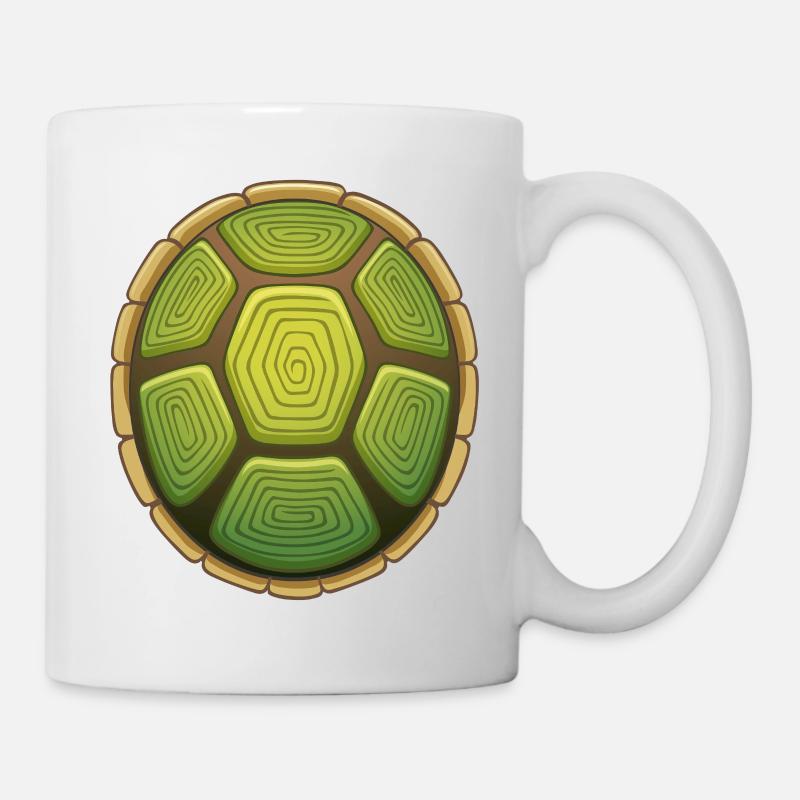 Langsam wie eine Schildkröte - Tasse - Weiß