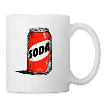 Red Soda Can - Tasse - Weiß - Rechts
