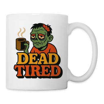 Zombie Kaffee Liebhaber Design - Tasse - Weiß - Rechts
