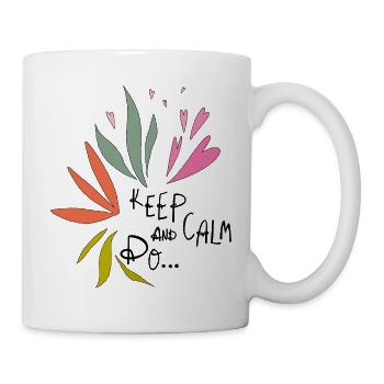 Restez calme - Mug blanc - blanc - Droite