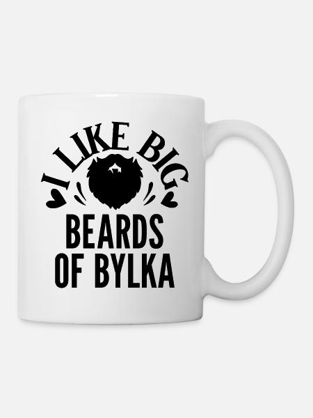 I_LIKE_BEARDS_OF_BYLKA_ - Tasse - Weiß