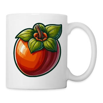 Khaki-Herbst-Pop-Kunst - Tasse - Weiß - Rechts