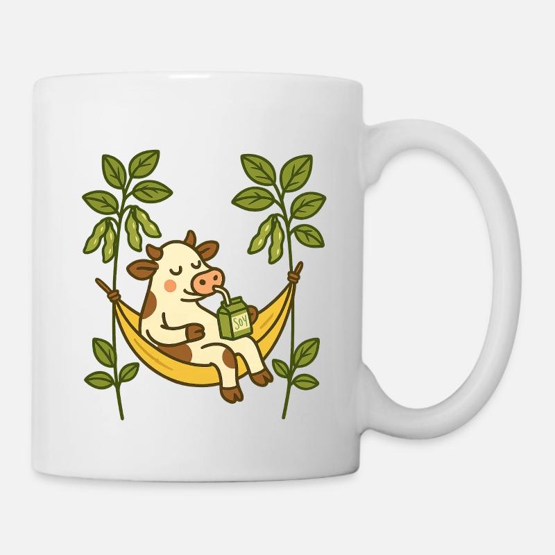 Le soja est bon, le moo meilleur - Mug blanc - blanc