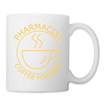 Pharmacien Café Alimenté - Mug blanc - blanc - Droite