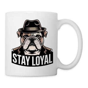 Stay Loyal Bulldog - Mug - white - Right