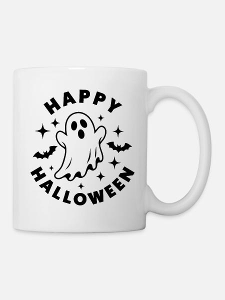 Fröhliches Halloween - Tasse - Weiß