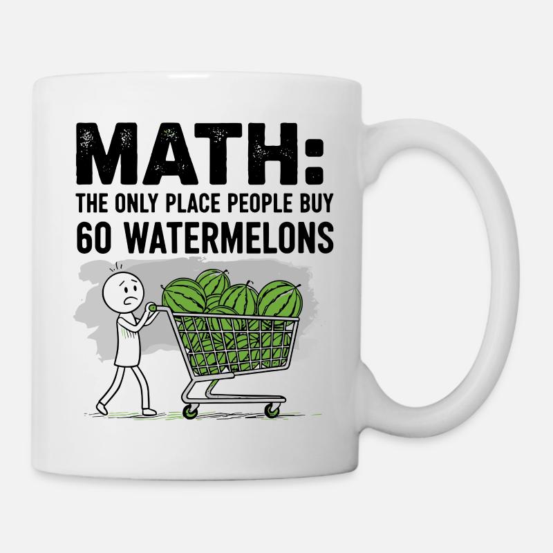 Watermelon Enthusiast Quote Design - Mug - white