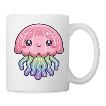 Jellyfish Kawaii - Mug - white - Right