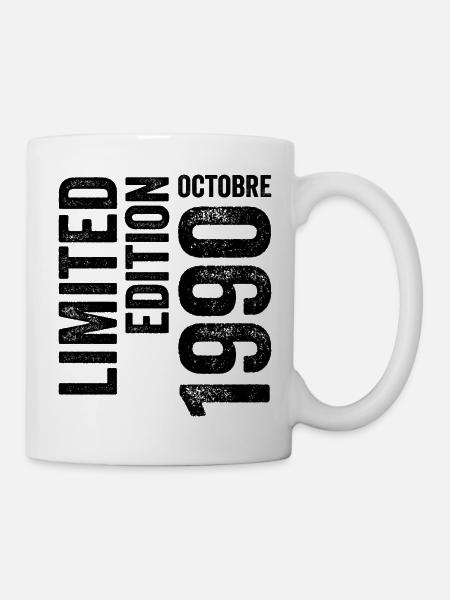 1990  - Tasse - Weiß