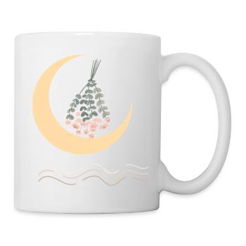 Guirlandes suspendues Moonblossoms - Mug blanc - blanc - Droite