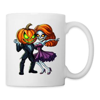 Halloween Couple :) - Tasse - Weiß - Rechts