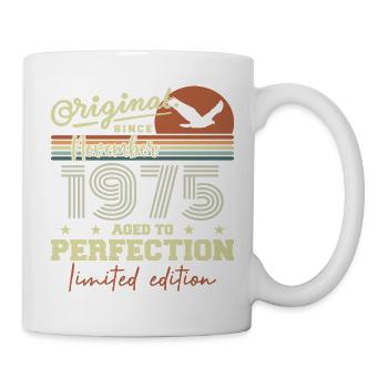Novembre 1975 Anniversaire 1975 november 1975  - Mug blanc - blanc - Droite