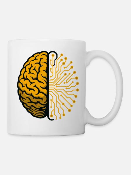 Brain and Circuits AI - Mug - white