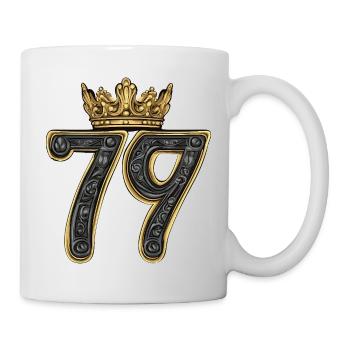 79 Number Krone - Mug - white - Right