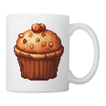 Pixel Muffin Cupcake Retro - Mug - white - Right