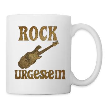 Rock Urgestein – Golden Guitar for Legends - Mug - white - Right