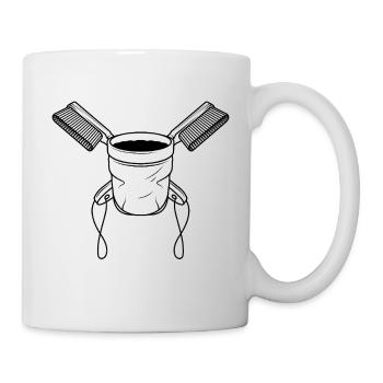 Chalkbag & Brushes - Tasse - Weiß - Rechts