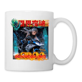 Genkai Toppa - Cyber Rider - Tasse - Weiß - Rechts