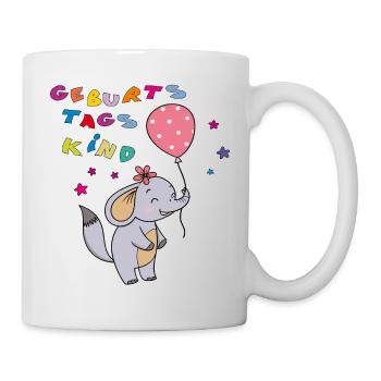 Birthday Boy Elephant - Mug - white - Right