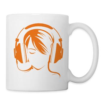 Orange Music - Mug - white - Right