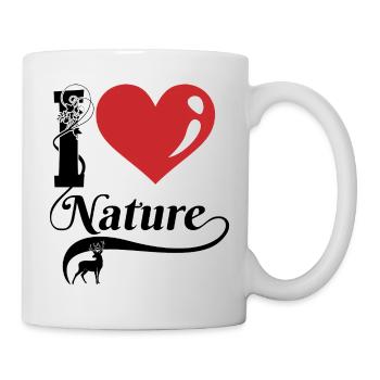 I Love Nature - Mug - white - Right