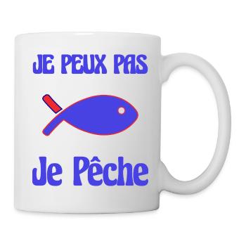 PÊCHE. RETRAITE. RETRAITE. RETRAITEE - Mug blanc - blanc - Droite