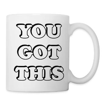 Vous avez cette typographie audacieuse - Mug blanc - blanc - Droite