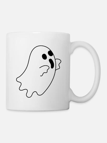Gespenst - Tasse - Weiß