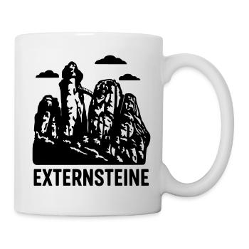 externsteine teutoburger wald - Tasse - Weiß - Rechts