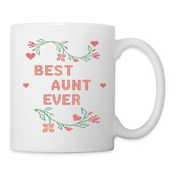 Best Aunt Ever - Tasse - Weiß - Rechts