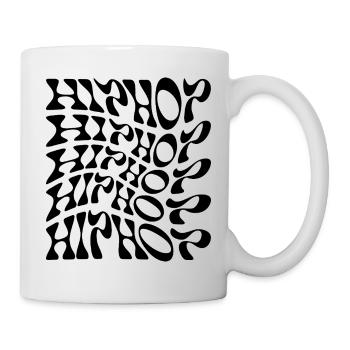 Hip Hop liquid wavy logo pattern - Mug - white - Right
