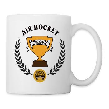 Air Hockey Winner Air Hockey Player Team Victory - Mug - white - Right