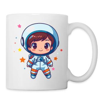 Kleiner Raumfahrer - Tasse - Weiß - Rechts