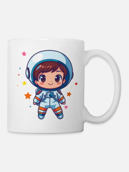Kleiner Raumfahrer - Tasse - Weiß