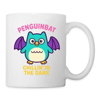 Penguinbat - Chillin' in the Dark - Mug - white - Right