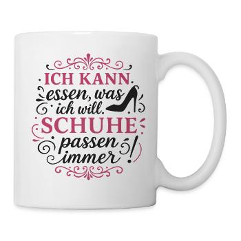 Les chaussures s’adaptent toujours – le style avec humour - Mug blanc - blanc - Droite