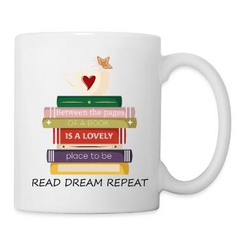 Bücher - Tasse - Weiß - Rechts