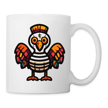 Turkey Halloween Zombie - Mug - white - Right
