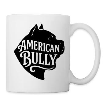 American Bully Bulldog chien français t shirt - Mug blanc - blanc - Droite