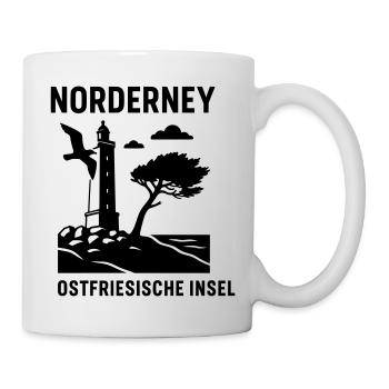 norderney ostfriesland - Tasse - Weiß - Rechts