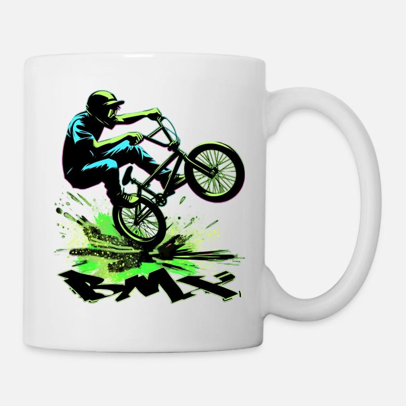 Vélo BMX - Mug blanc - blanc