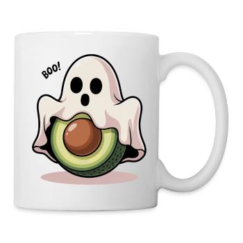 Avocado Geist Halloween - Tasse - Weiß - Rechts