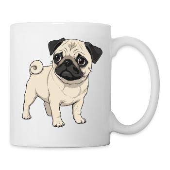 Pug puppy - Mug - white - Right