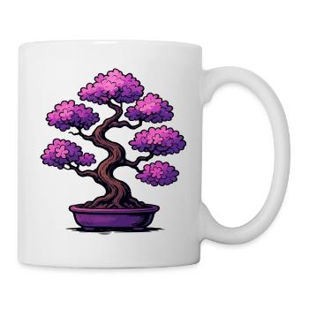 Bonsai Cherry Blossoms Purple - Mug - white - Right