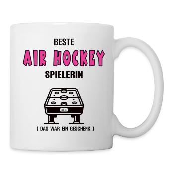 Meilleur joueur de air hockey - Mug blanc - blanc - Droite