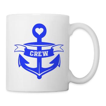 Heart Anchor Crew Emblem - Mug - white - Right