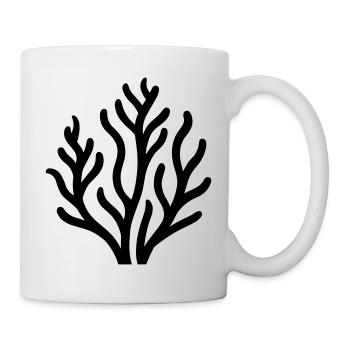 Alge - Tasse - Weiß - Rechts