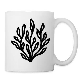 Alge - Tasse - Weiß - Rechts